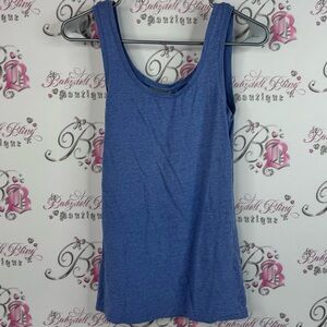 B.young tank top light blue scoop neck Chic Blue Tank Top for Women